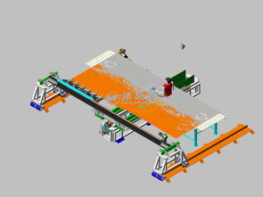 工厂机械加工工作台设备模型